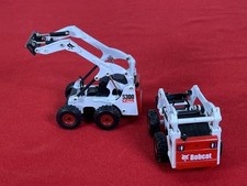 Lot of 2 ERTL Britains Bobcat S300 1:32 Diecast Skid-Steer Loader - Incomplete