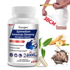 Virility Enhancement, Sexual Capsules with Epimedium, American Ginseng