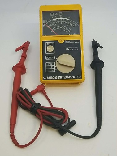 Megger bm100 500v insulation - megger,