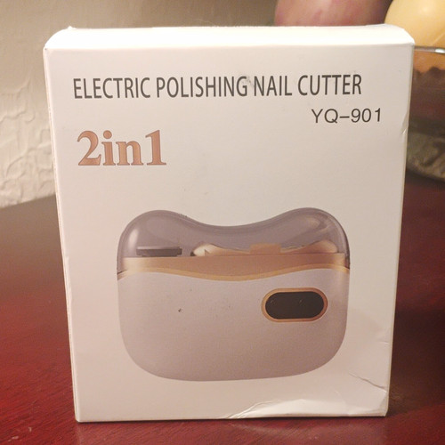 Electric nail trimmer - 2-in-1,