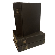 1818 The Holy Bible Families 3 Vol D'Oyly & Mant Re-Bound