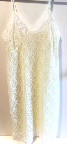 Vintage 60s women white - , lace