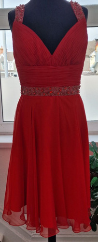 Gino cerruti red chiffon - cerruti,