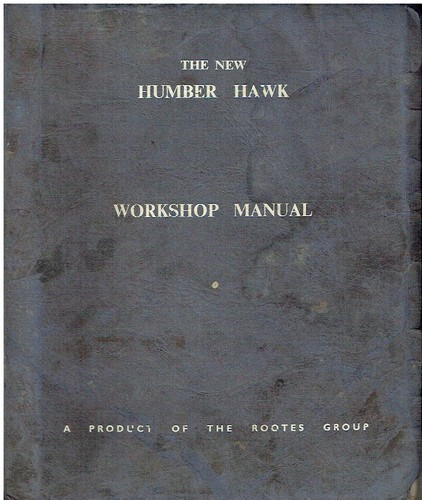 Humber hawk series saloon - hawk, i-iv