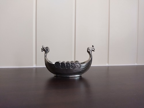 Norwegian viking longboat - norwegian, 3"