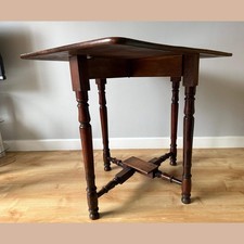 Antique Victorian drop leaf table