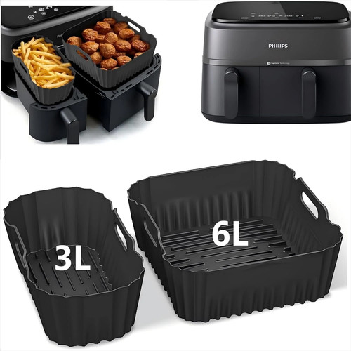Pack silicone air fryer - 2-pack,