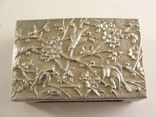 A Fine Chinese Silver MATCHBOX