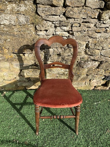 Antique victorian balloon back - victorian,