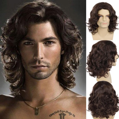 Men natural short - natural, wavy