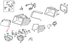 MERCEDES-BENZ S W126 Front Fog