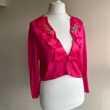 KATE COOPER Pink Cardi Size XL