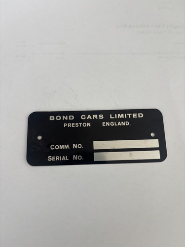 Bond cars identity - cars, plate/