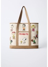 Zara Snoopy Peanuts Shopper