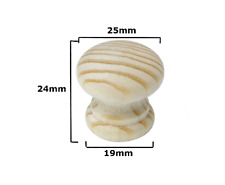 Wood Door Knob Genuine Pine