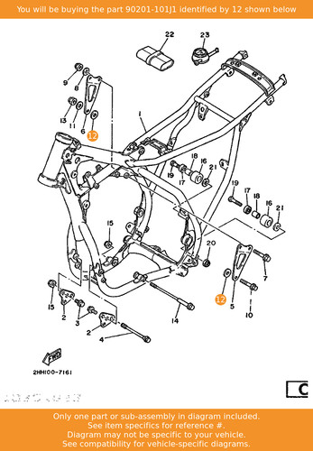 Yamaha washer plate - yamaha, washer,