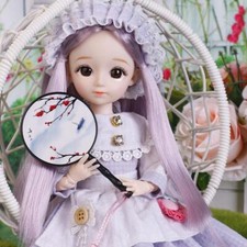 BJD Doll 30cm Princess Full Set – Anime Style Poseable Body