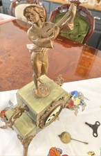 French mantel clock featuring