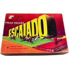 Chad Valley Escalado BOX ONLY Vintage Horse Racing Game G11 Board Game
