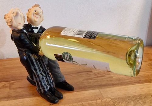 Vintage double butler resin - vintage,