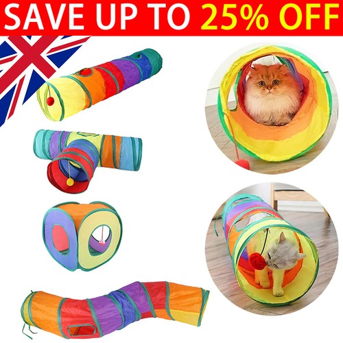 Pet cat tunnel toy - pet,