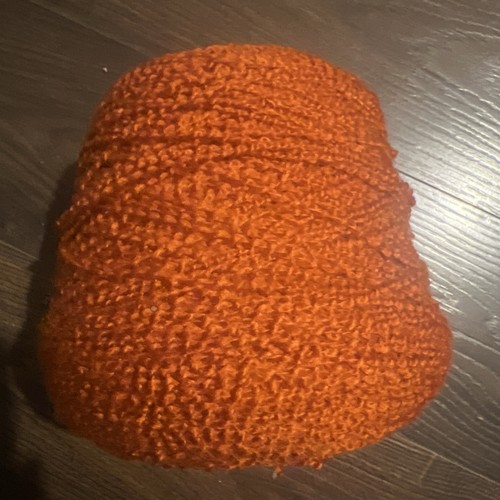 Boucle yarn 500g - 500g, rust