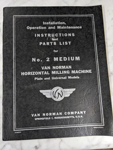 Van norman machine model 2 - van,