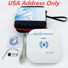 USA Drop Shipping 2025 White Hand Touch Quantum Magnetic Resonance Body Analyzer