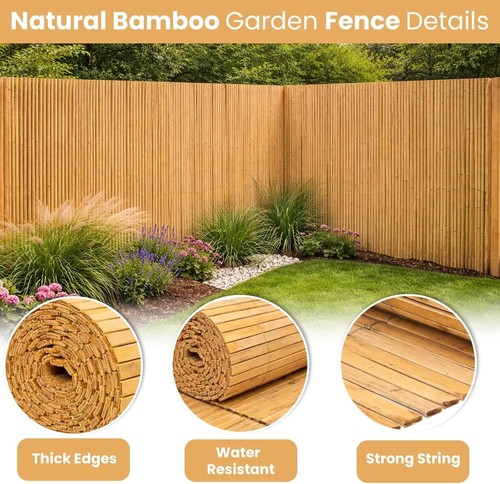 Bamboo slat fencing roll - fencing,
