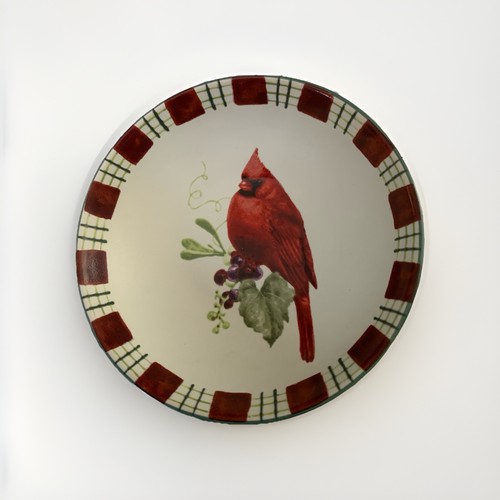 Lenox holiday red canary bowl - lenox,
