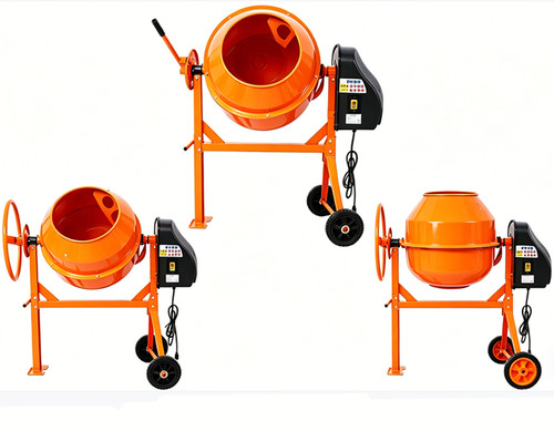 Portable cement mixer ft - mixer, cu.ft