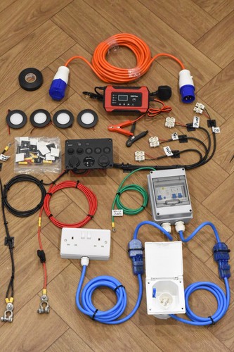 Pre wired 12v 230v camper - pre-wired,
