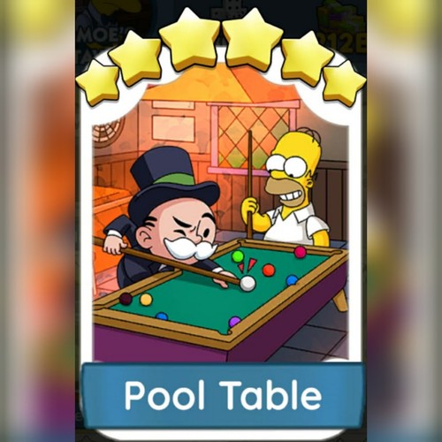 Pool table - 1x,