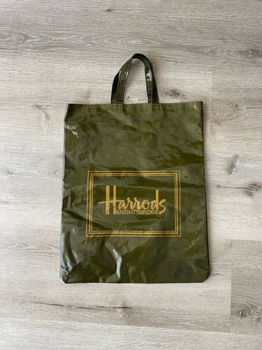 Harrods vintage 1970s green - vintage,