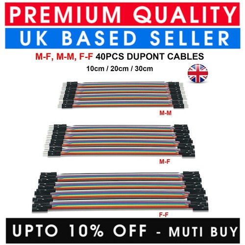 40pcs dupont jump wires - dupont,