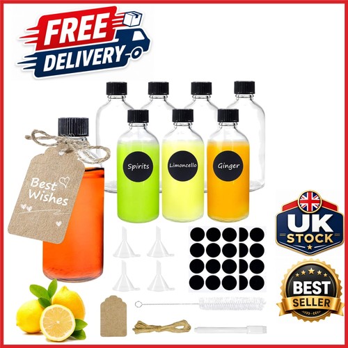Mini glass bottles 100ml - glass, with
