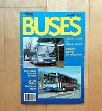 Buses Extra Magazine by Ian Allan. May 1995. Runcorn Busway. Optare Prisma
