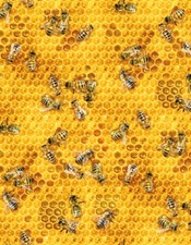 Fat Quarter Honey Bee on