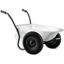 2 Wheel Wheelbarrow Galvanised