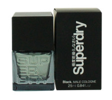 Black by Superdry For Men EDC Spray Cologne 0.84oz New in Box
