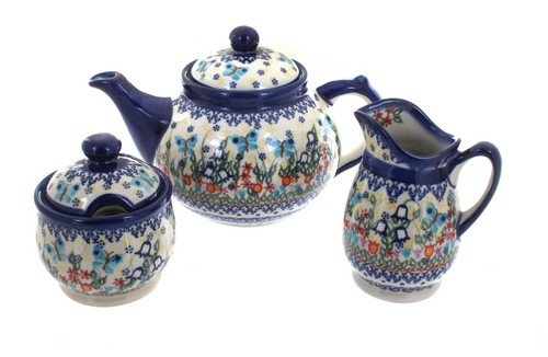 Blue rose polish pottery - polish,
