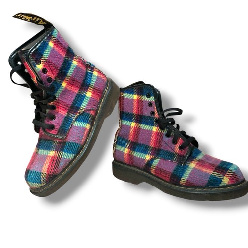 Vintage martens tartan - vintage, dr