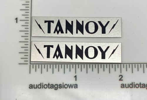 Tannoy speaker badge - tannoy, matte