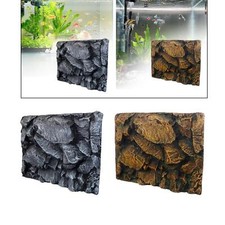 3D Reptile Tank Background Decoration 60x45x6.5cm Uneven Textures Aquarium