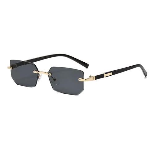 Trendy rimless sunglasses - trendy,
