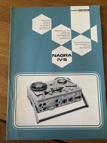 Nagra tape recorder - iv-s,