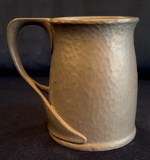 Classic Liberty Style Arts And Crafts Pewter Tankard After Oliver Baker c.1910 