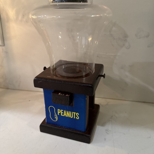 Vintage glass peanut vending - vintage,