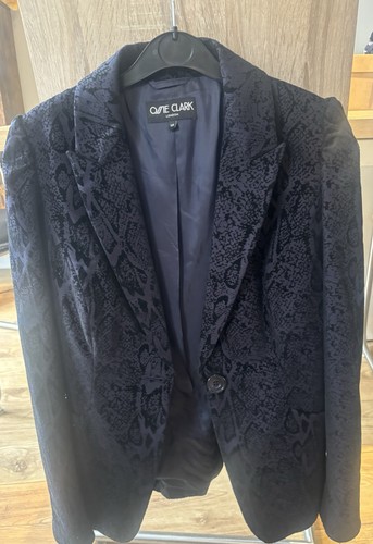 Ossie clark london navy - clark, velvet