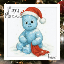 Personalised IGGLE PIGGLE In The Night Garden CHRISTMAS Greetings Card ANY NAMES